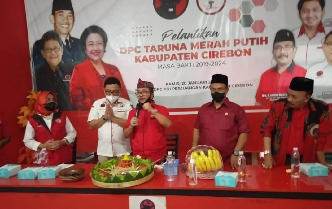 Pengukuhan DPC Taruna Merah Putih (TMP) Kabupaten Cirebon di Kantor Sekretariat DPC PDIP Perjuangan