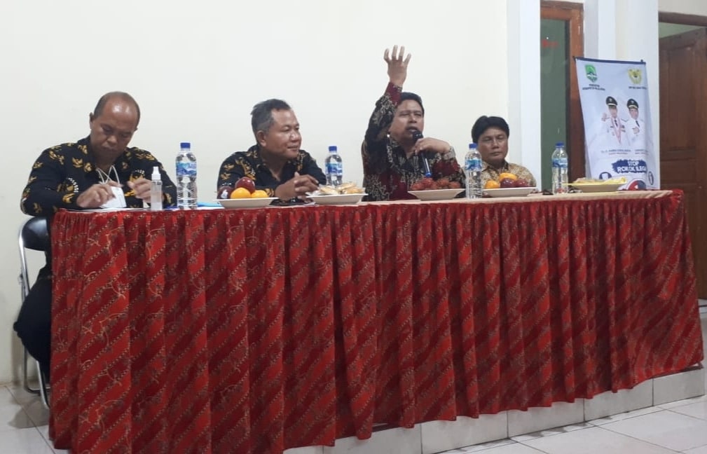 OPERASIONAL. PABPDSI tingkat kecamatan Cigasong dan Kadipaten menggelar rapat koordinasi, yang salah satunya membahas persoalan tunjangan kinerja anggota BPD.