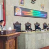 Penyampaian Laporan Pokok-Pokok Pikiran (Pokir) DPRD Kabupaten Cirebon Tahun 2023 oleh Wakil Ketua DPRD, Teguh Rusiana Merdeka