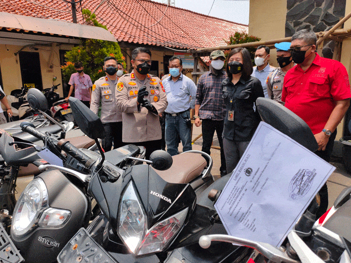 11 Motor Hasil Curian Ditemukan dari Operasi Jaran Lodaya Polres Cirebon Kota