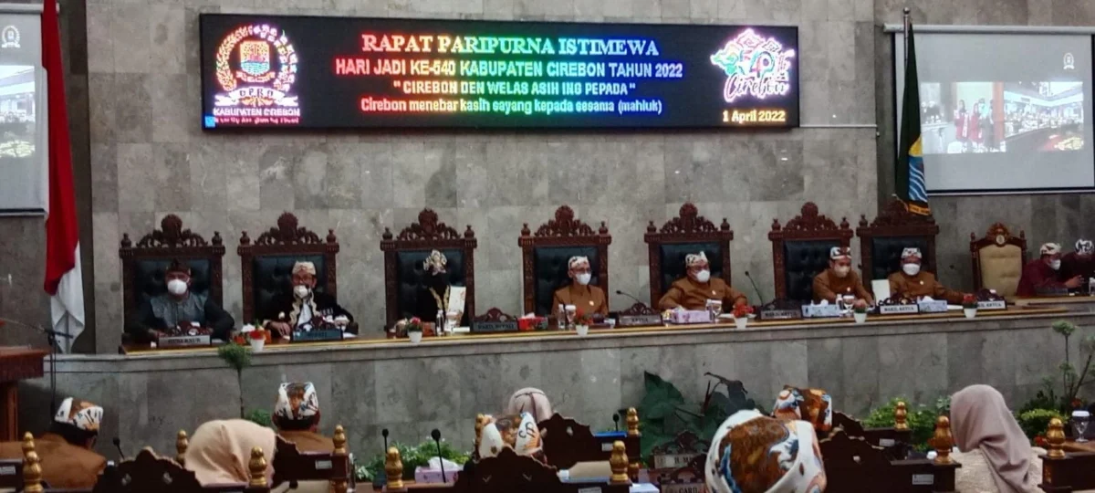 LESTARI BUDAYA. Rapat paripurna Hari Jadi Kabupaten Cirebon ke 540.