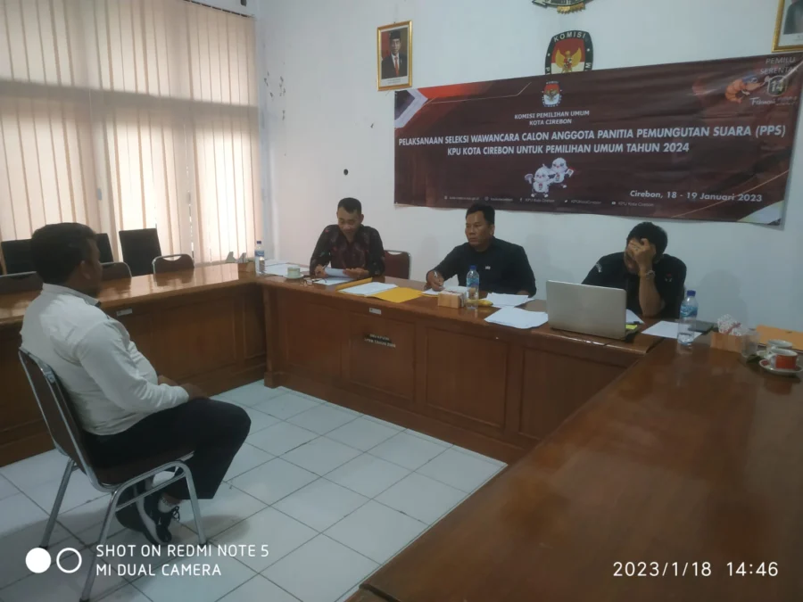 Penetapan anggota PPS Kota Cirebon