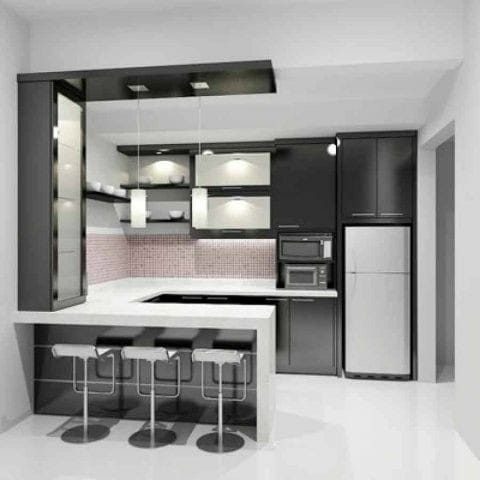 Berikut Ini 7 Tips dan Ide Membuat Desain Interior Kitchen Set Minimalis