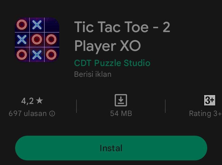 Game Tic-Tac Toe