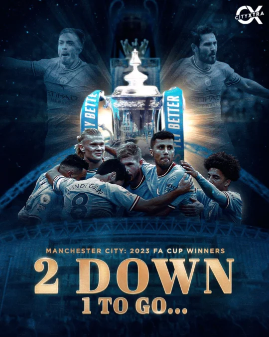 Hasil Final Piala FA: Manchester City Juaranya. Foto: twitter.com/City_Xtra