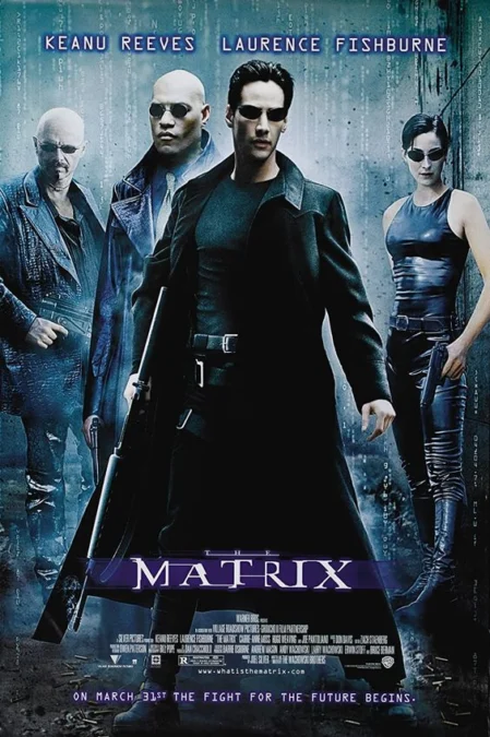 Poster dari Film The Matrix 1999, Film Filsafat yang Asik. Foto: pinterest