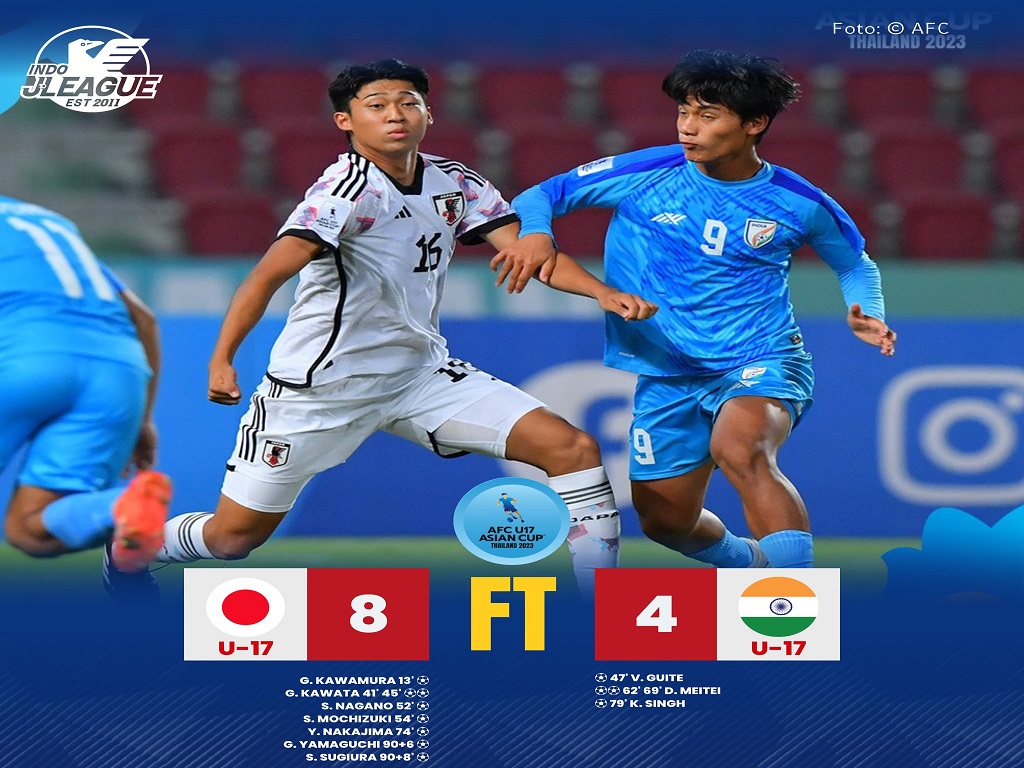 Hasil Jepang vs India di Piala Asia U-17 2023