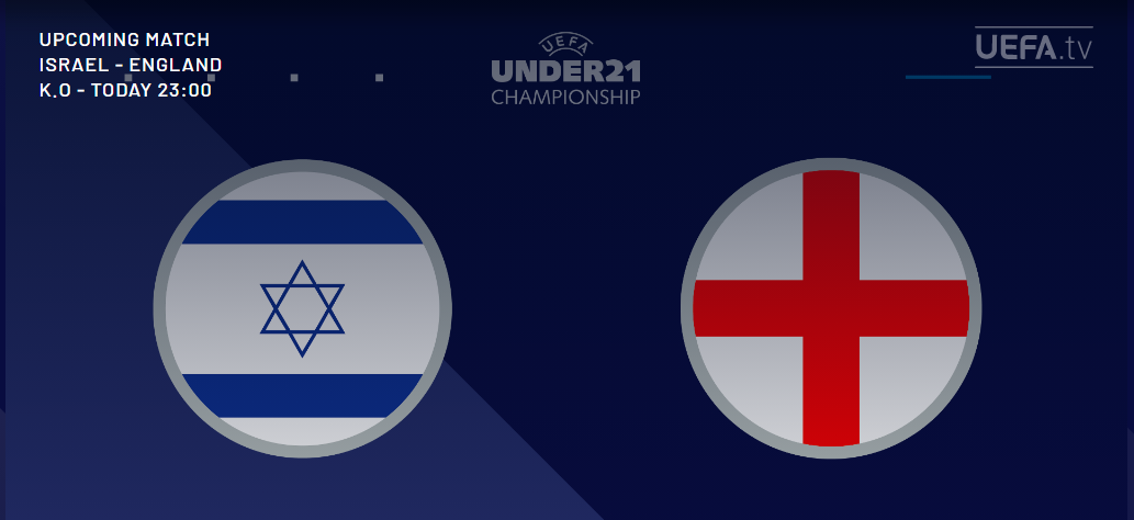 Live Streaming Israel vs Inggris di Semifinal EURO U-21