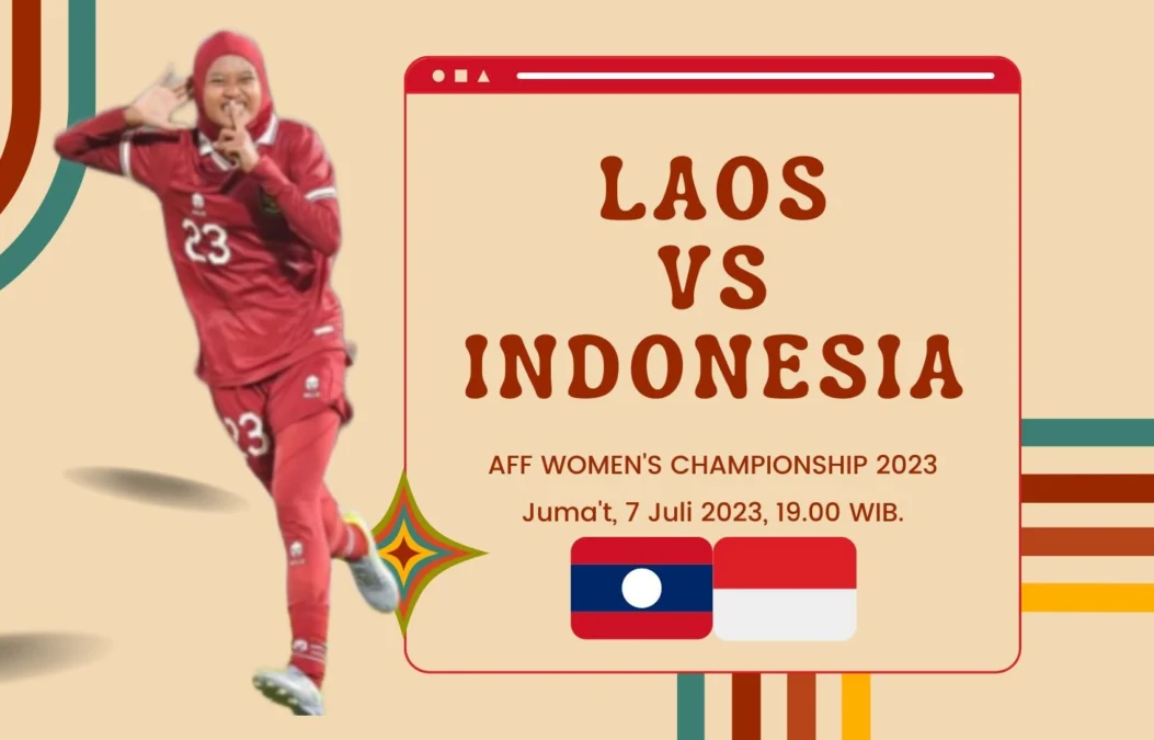 Laos vs Indonesia di AFF Wanita U-19 2023
