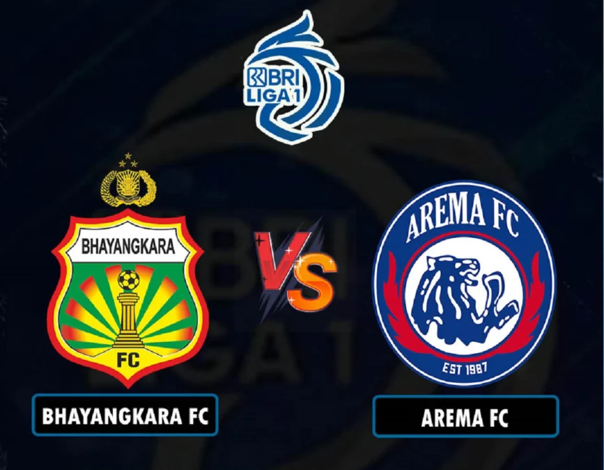 Bhayangkara vs Arema di BRI Liga 1 Indonesia 2023/2024