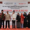 FESTIVAL. Cirebon Islamic School (CIS) turut ramaikan hari ulang tahun (HUT) kemerdekaan RI dengan Festival Seni & Religi, Sabtu dan Minggu (26-27/2023) di Atrium Transmart Cipto, Kota Cirebon. FOTO : SUWANDI/RAKCER.ID
