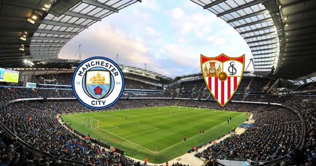 Manchester City vs Sevilla di Piala Super Eropa 2023