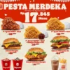 Menang Banyak ! Promo di Bulan Agustus Mulai Dari 17 Ribuan Tersedia di Burger King, McDonald's, KFC, Janji Jiwa, dan Pizza Hut