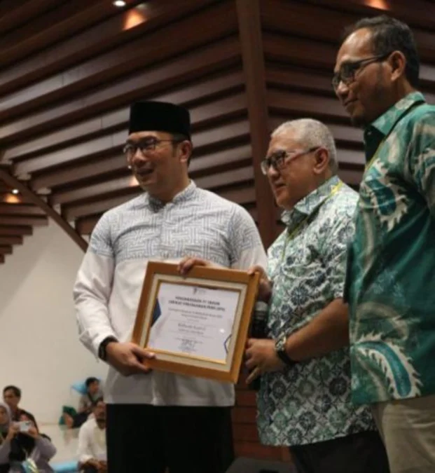 Ridwan Kamil Gubernur Jawa Barat Berhasil Menurunkan Angka Kemiskinan Pada Pembahasan Dalam Acara Forum Pemred SPS Bandung 2023