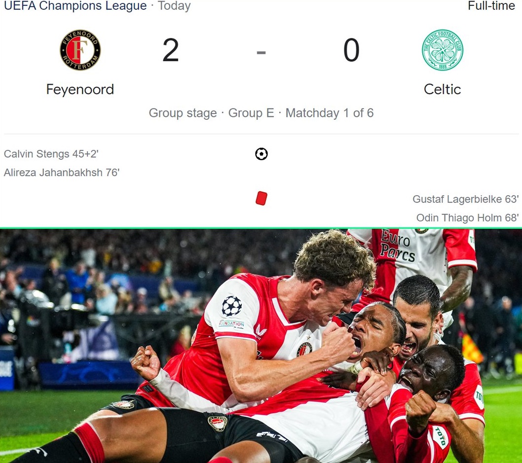 Feyenoord vs Celtic