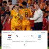 hasil pertandingan Belanda vs Yunani