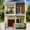 desain rumah minimalis 2 lantai sederhana di kampung