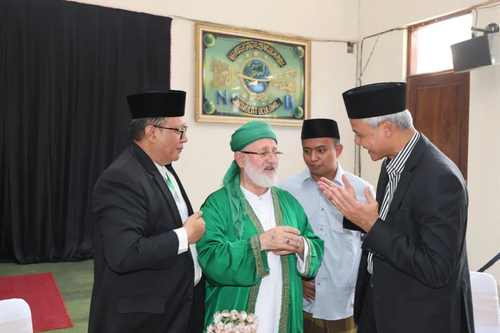 Ganjar Pranowo bertemu cucu Syekh Abdul Qadir Jailani