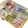 Model rumah minimalis terbaru dengan 4 kamar tidur