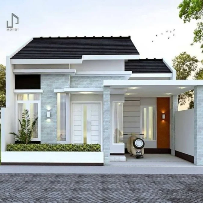 Desain Rumah Minimalis Modern 1 Lantai Mewah Dan Modern