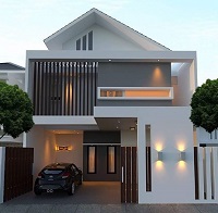 Model Rumah Minimalis 2 Lantai Terlihat Mewah Namun Juga Sederhana dan Luas