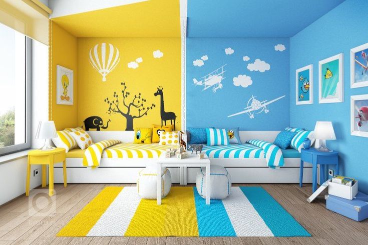Pilihan warna kamar yang menarik