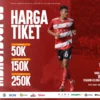 Harga Tiket Madura United vs Persib Bandung
