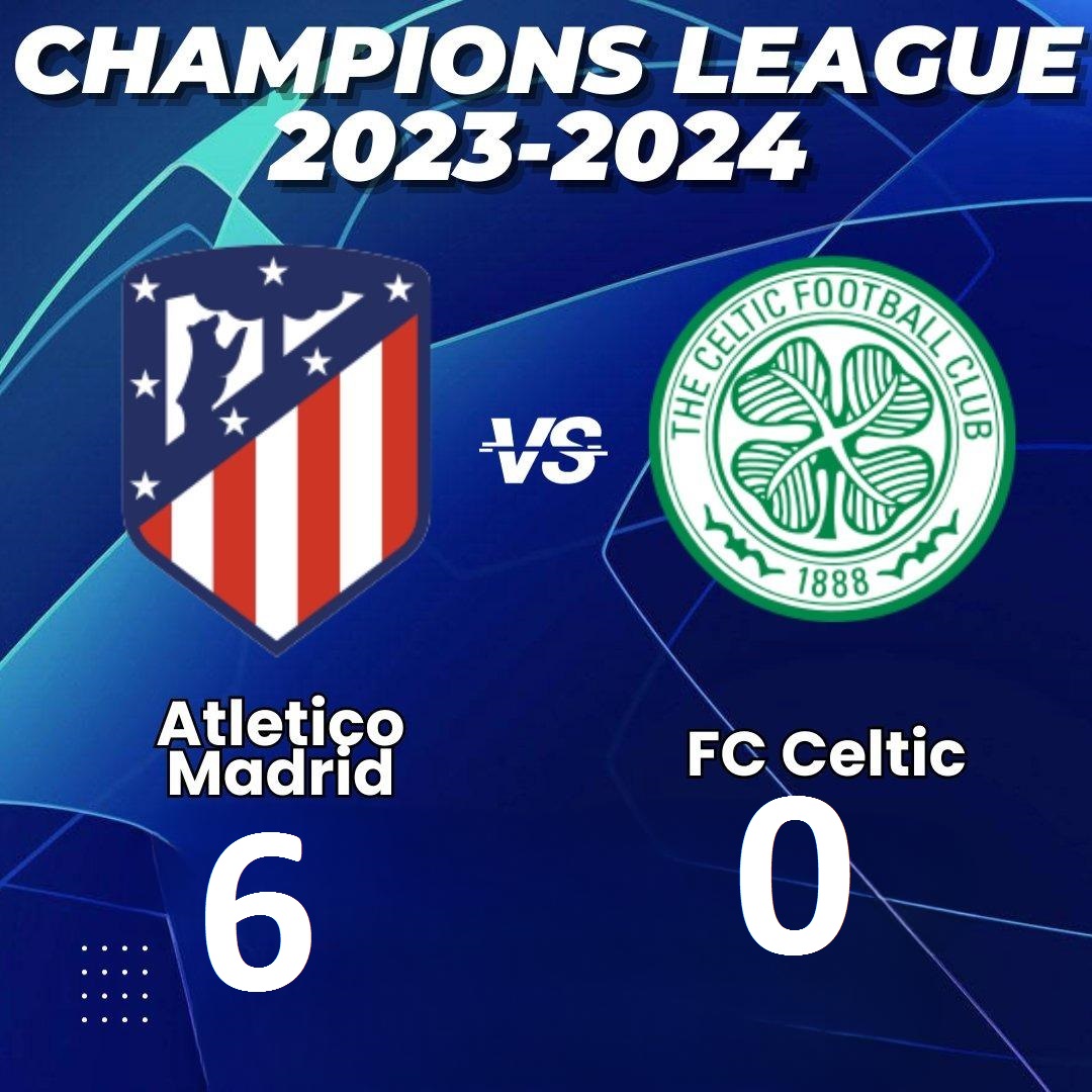 Hasil Atletico Madrid vs Celtic