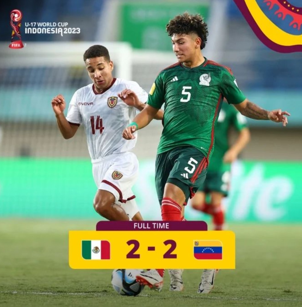 Hasil Meksiko U-17 vs Venezuela U-17 di Piala Dunia U-17 2023