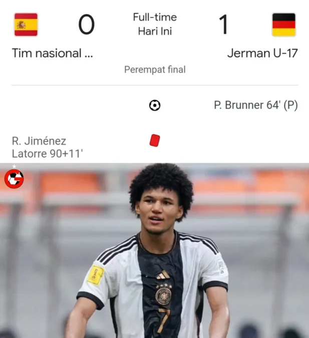 Hasil Timnas Spanyol U-17 vs Jerman U-17