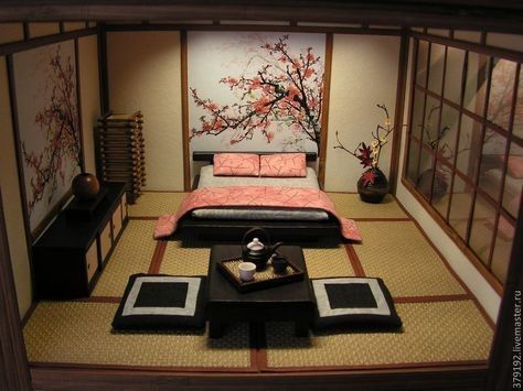 dekorasi kamar tidur ala Jepang