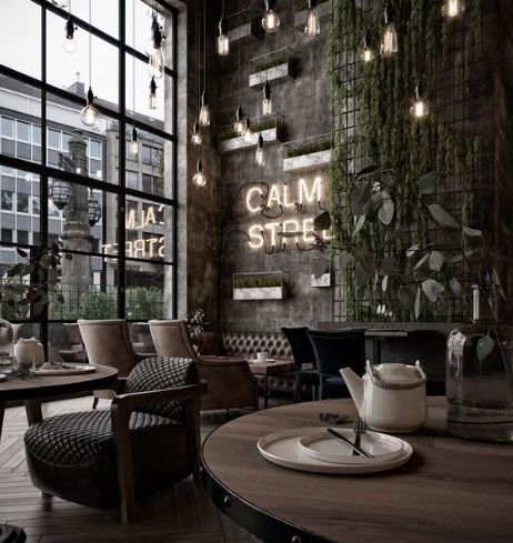 Inspirasi Konsep Café Industrial yang Dijamin Aesthetic