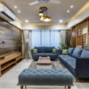 desain interior ruang keluarga estetis