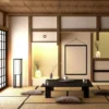 desain ruang tamu ala Jepang