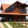 Desain Interior Rumah Kayu Minimalis 2 Lantai untuk Hunian Masa Tua