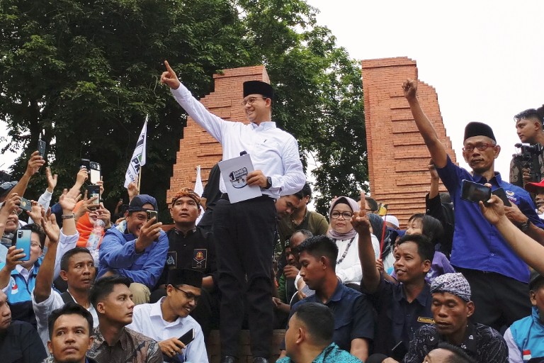 Massa Anies Membludak, TPD Yakin Mampu Raup 60 Persen Suara di Kota Cirebon