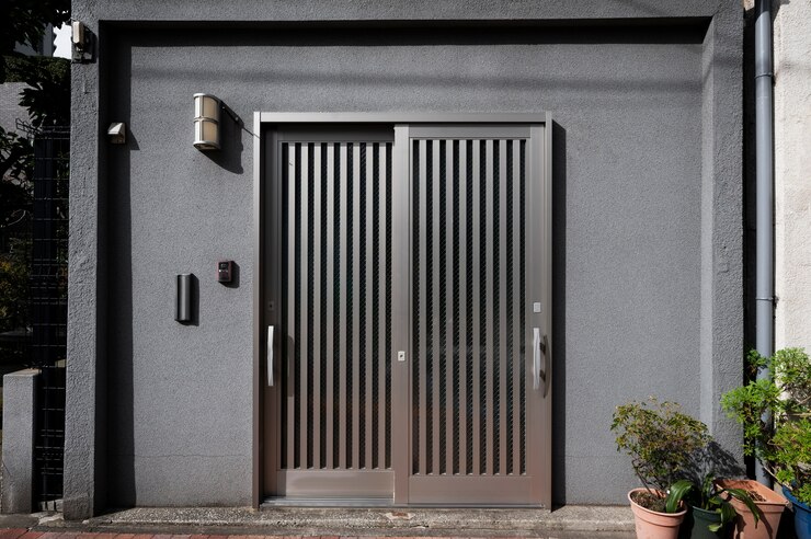 inovasi material desain pintu minimalis