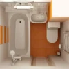 hiasan kamar mandi minimalis