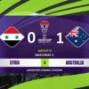 Hasil Suriah vs Australia