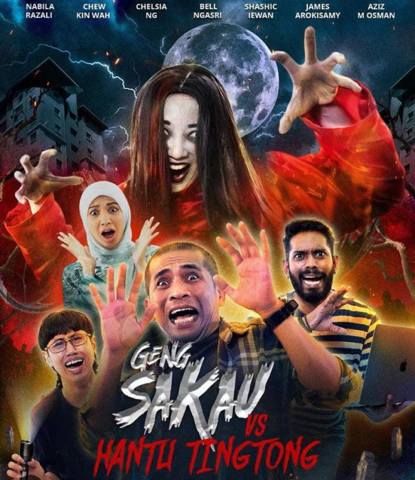 Sinopsis Film Malaysia Horor Komedi Geng Sakau Vs Hantu Ting Tong Tayang di Astro First