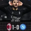 Hasil AC Milan vs Napoli