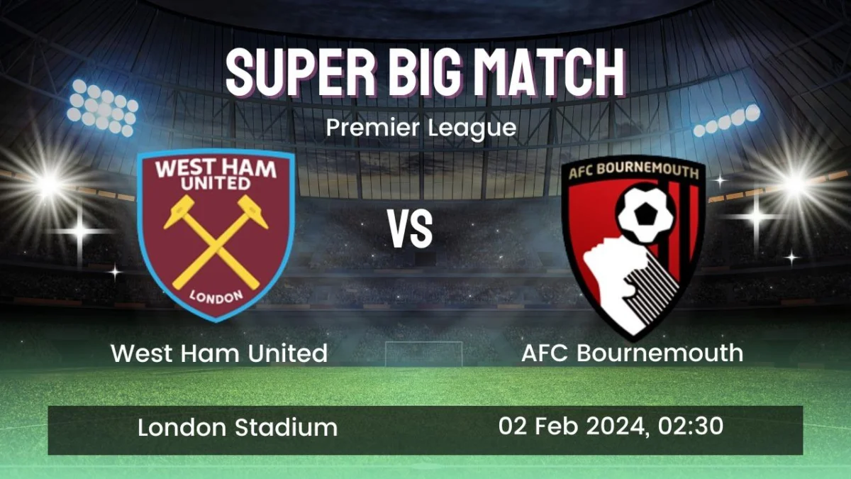 Premier League 2023/2024 West Ham United vs Bournemouth