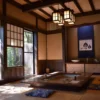 ruang tamu gaya Jepang