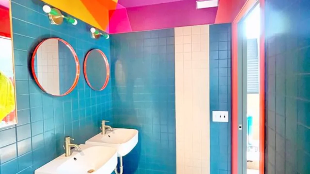 Konsep Color Blocking untuk Mempercantik Ruang Kamar Mandi, Tren Generasi Milenial 