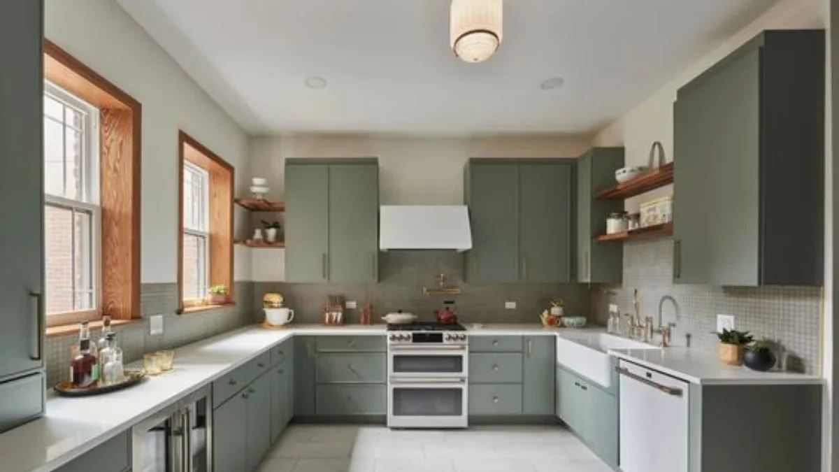 Inspirasi Desain Dapur dengan Warna Sage Green, Ciptakan Nuansa Alam yang Menenangkan Dirumah Anda