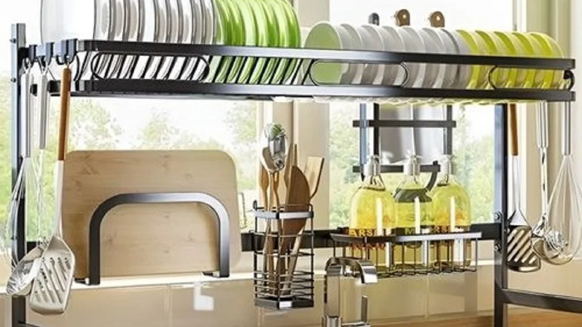 5 Desain Rak Piring Minimalis, Dapur Akan Terlihat Bersih dan Rapi 