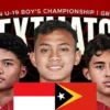 Jadwal, Siaran Langsung, dan Link Streaming Indonesia U19 vs Timor Leste U19 di AFF U19 2024